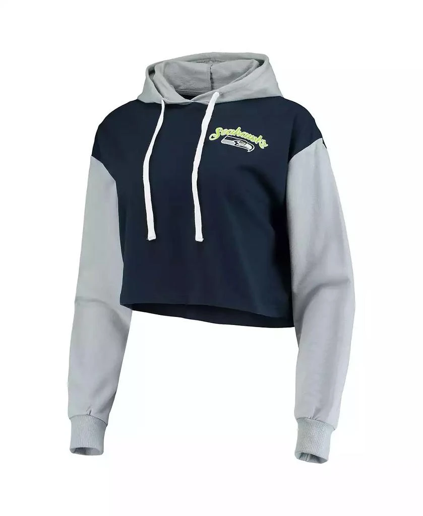 商品FOCO|Women's College Navy, Neon Green Seattle Seahawks Color-Block Lounge Set,价格¥449,第2张图片详细描述