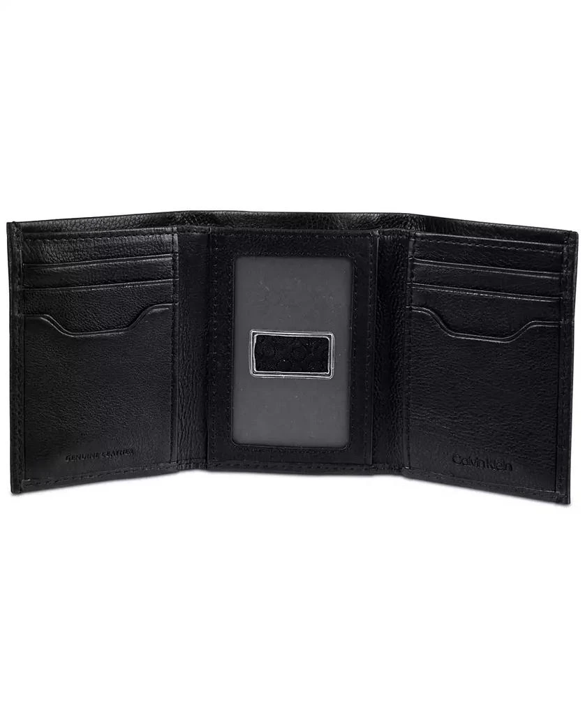 商品Calvin Klein|Men's Soft Milled Trifold Wallet,价格¥237,第3张图片详细描述