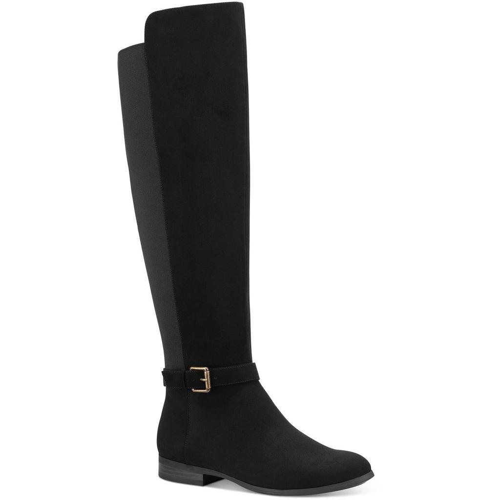 商品Style & Co|Style & Co. Womens Kimmball Faux Leather Stretch Over-The-Knee Boots,价格¥282-¥304,第1张图片