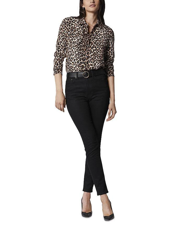 Slim Signature Leopard Printed Silk Shirt 商品