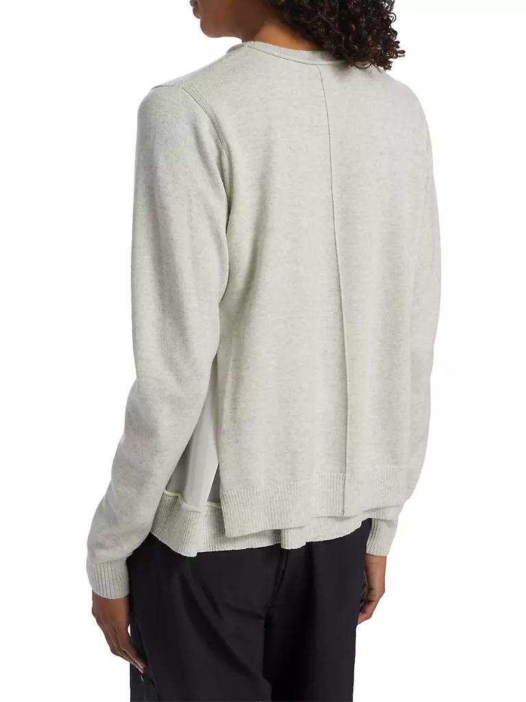 商品3.1 Phillip Lim|Combination Wool Crewneck Sweater,价格¥3373,第5张图片详细描述