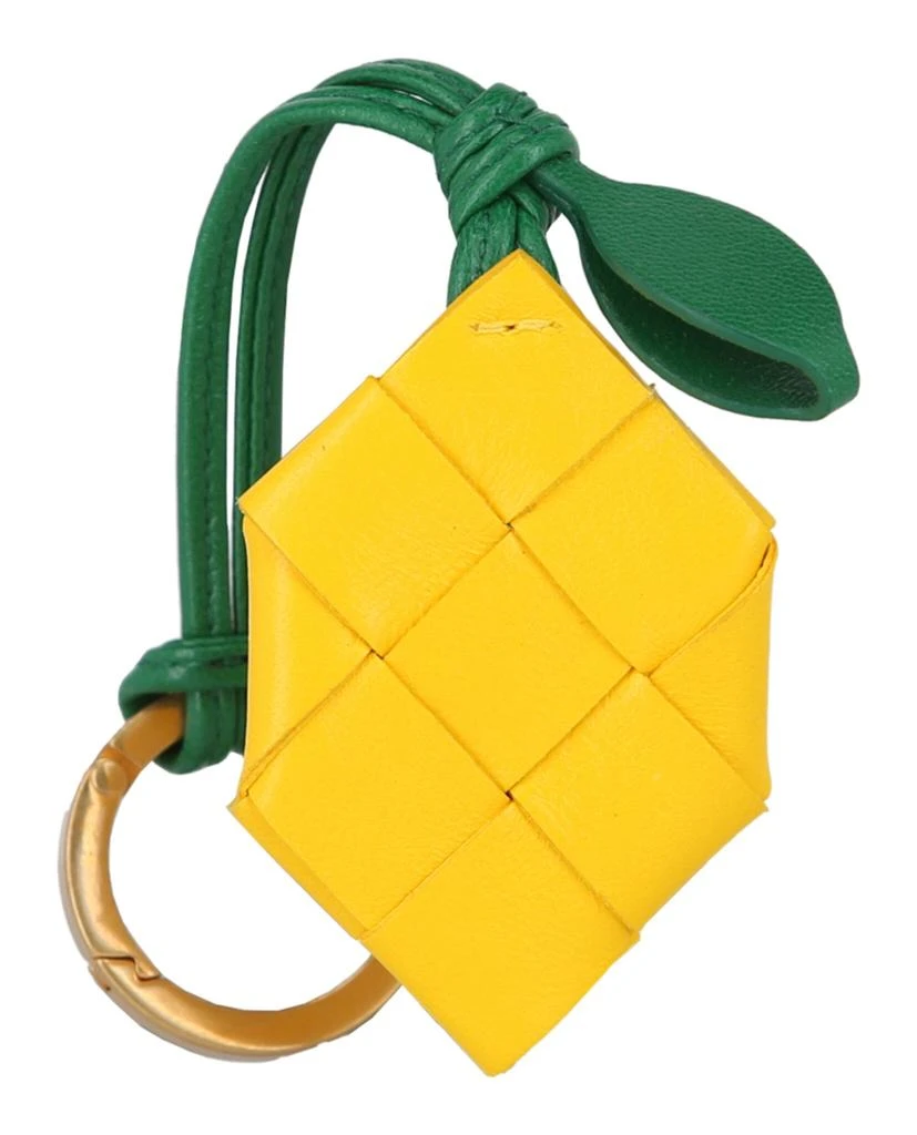 商品Bottega Veneta|Lemon Leather Key Ring,价格¥975,第1张图片