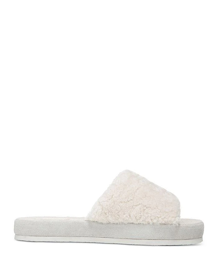 商品Vince|Women's Kenia Faux Shearling Slide Slippers,价格¥405,第2张图片详细描述