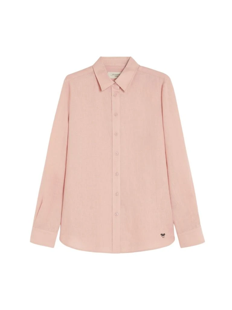 商品Weekend Max Mara|Weekend Max Mara Logo Embroidered Button-Up Shirt,价格¥1548,第1张图片