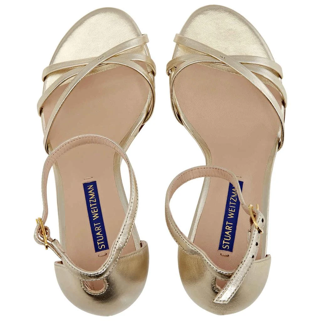 商品Stuart Weitzman|Stuart Weitzman Ladies footwear ESTARLA METALLIC NAPPA PL,价格¥789,第3张图片详细描述