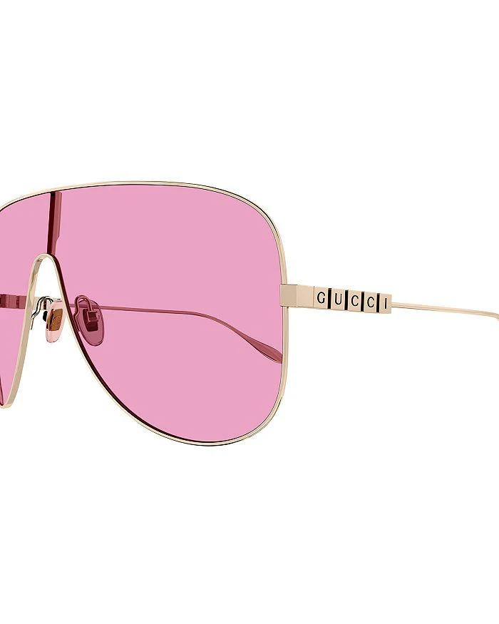 商品Gucci|Lettering Mask Sunglasses, 99mm,价格¥4820,第3张图片详细描述