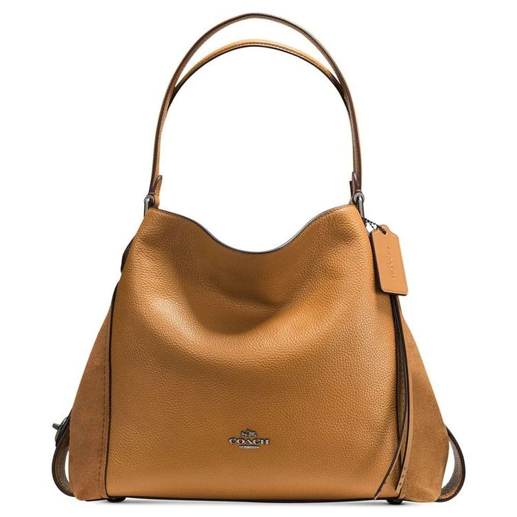 商品Coach|Edie Shoulder Bag 31 in Mixed Leathers,价格¥2591,第1张图片