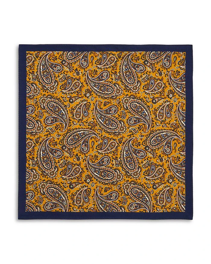 商品The Men's Store at Bloomingdale's|Paisley Silk Pocket Square - Exclusive,价格¥476,第1张图片