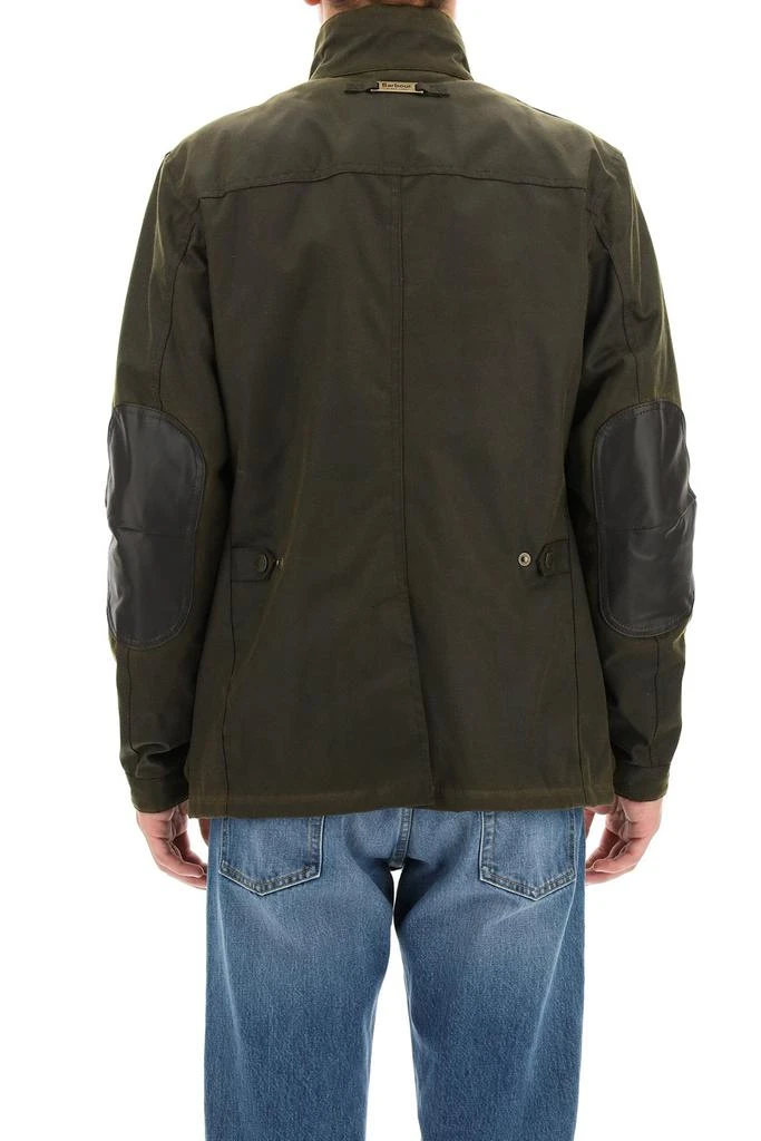 商品Barbour|Barbour Ogston High-Neck Waxed Jacket,价格¥3069,第3张图片详细描述