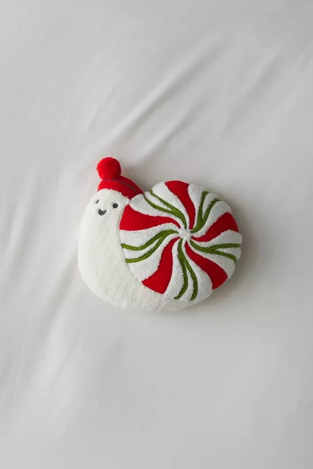 商品Urban Outfitters|Peppermint Swirl Snail Throw Pillow,价格¥189,第2张图片详细描述