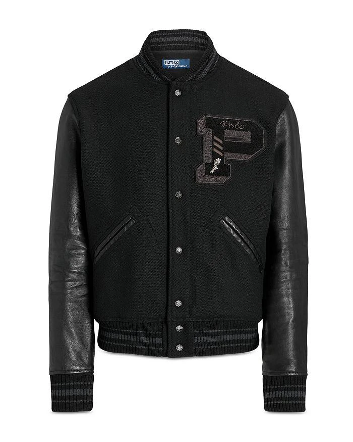 商品Ralph Lauren|Mixed Media Letterman Jacket,价格¥6707,第5张图片详细描述