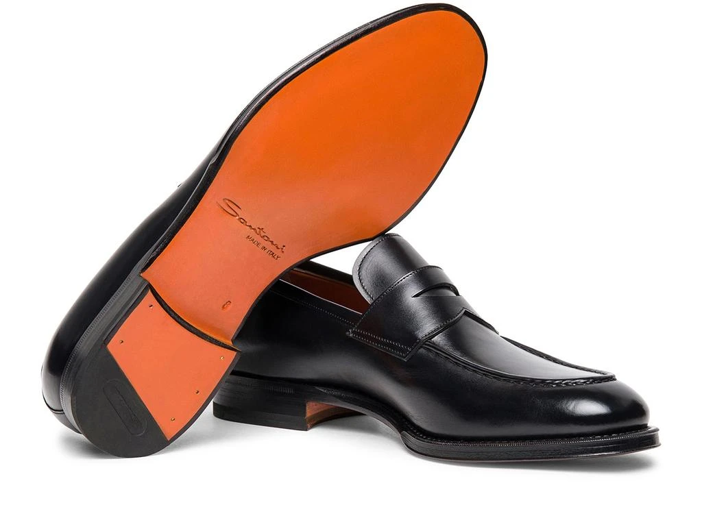 商品Santoni|Penny 皮革莫卡辛鞋,价格¥6995,第3张图片详细描述