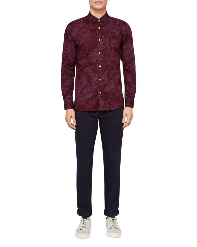 商品Ted Baker London|Tulls Printed Floral Regular Fit Button-Down Shirt,价格¥726,第3张图片详细描述