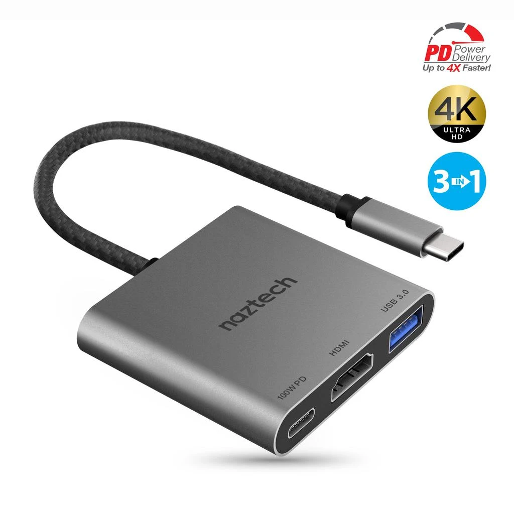 商品Naztech|MaxDrive 3 Universal USB-C Hub,价格¥394,第1张图片