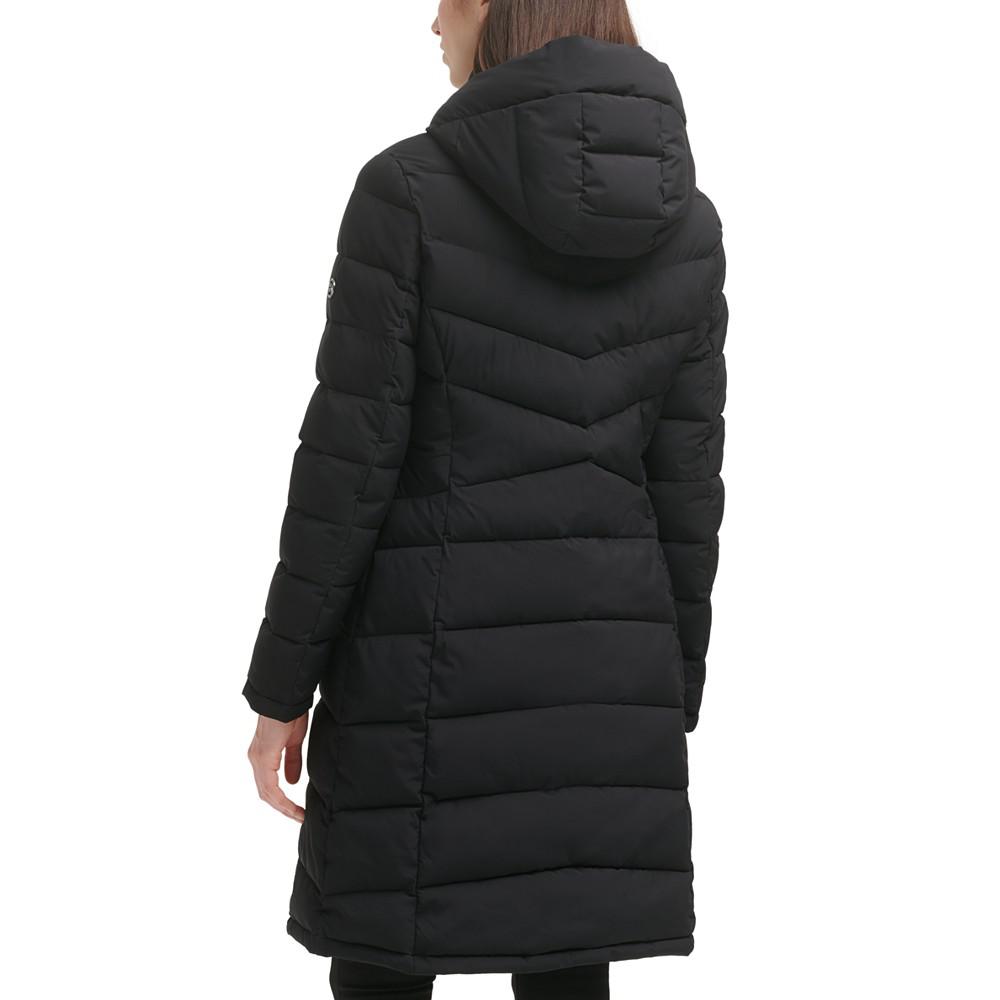 Women's Hooded Stretch Puffer Coat, Created for Macy's商品第7张图片规格展示