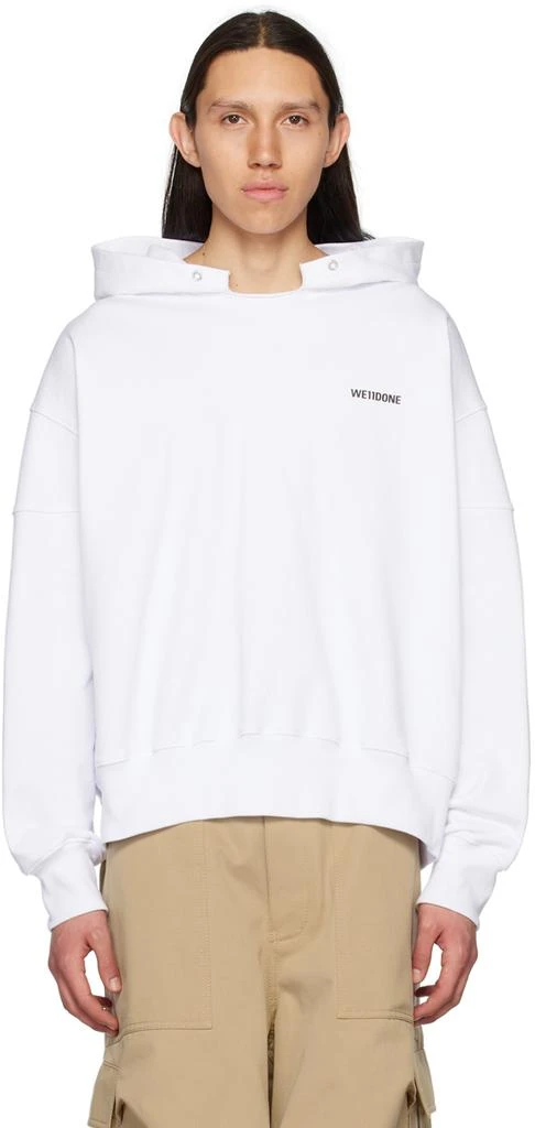 商品We11done|White Signature Hoodie,价格¥1873,第1张图片