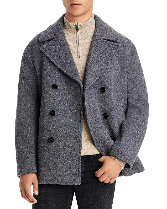 商品Theory|Wool Blend Three Button Peacoat ,价格¥1560,第1张图片