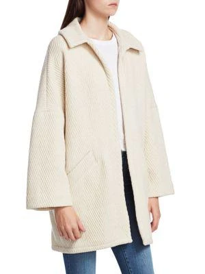 商品Rachel Comey|Husk Chevron Wool-Blend Coat,价格¥1877,第3张图片详细描述