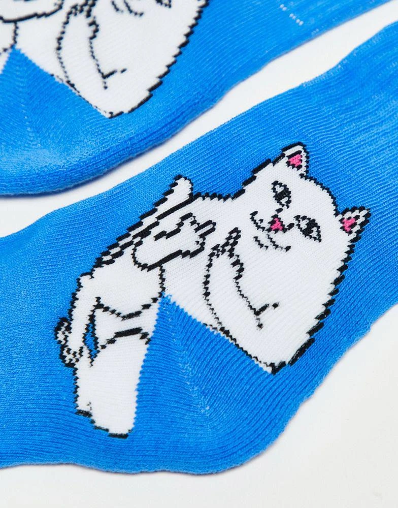 商品Rip N Dip|RIPNDIP lord nermal socks in blue,价格¥116,第3张图片详细描述