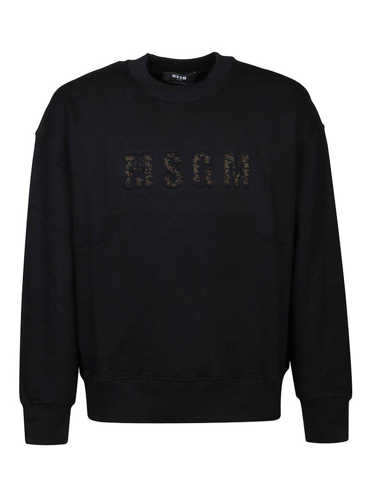 MSGM Logo Detailed Crewneck Sweatshirt商品第1张图片规格展示