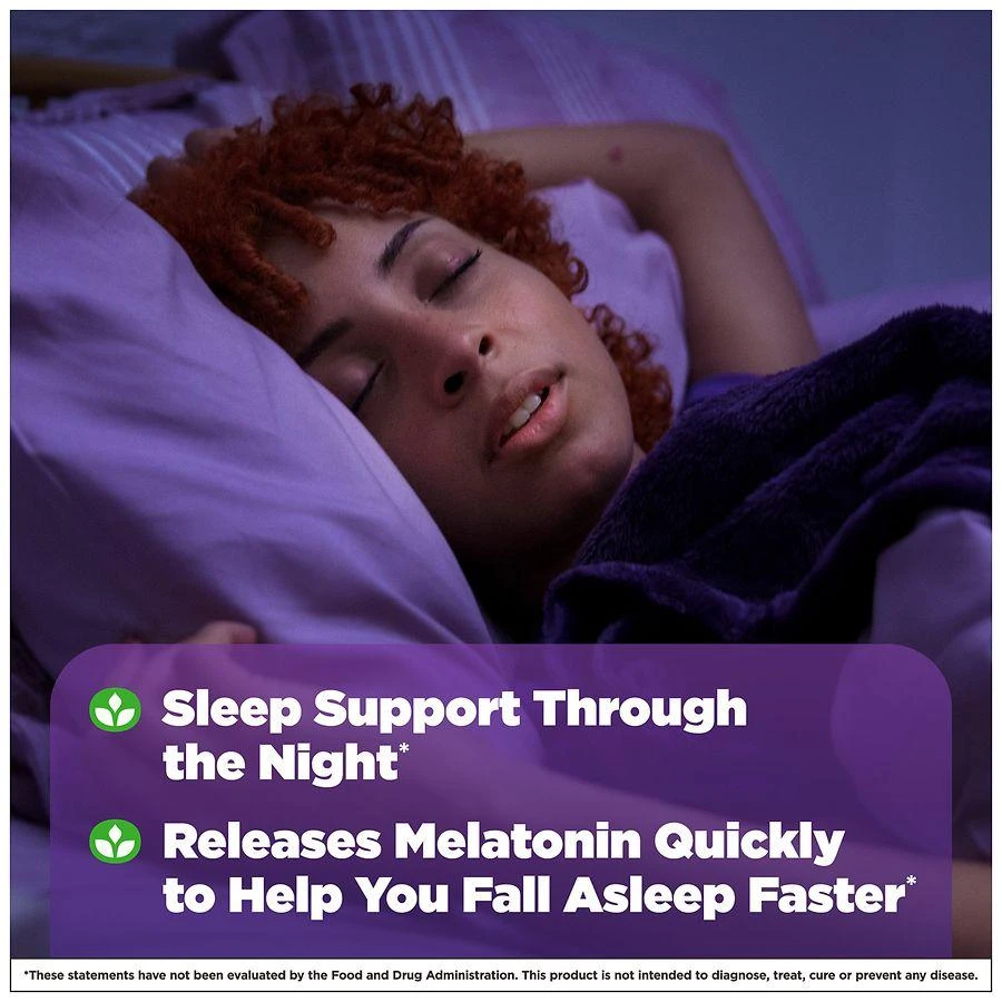 商品Natrol|Advanced Sleep Melatonin 10 mg Dietary Supplement Tablets,价格¥118,第3张图片详细描述