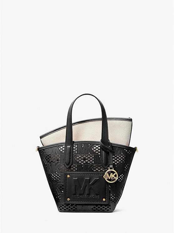 商品Michael Kors|Kimber Small 2-in-1 Perforated and Embossed Faux Leather Tote Bag,价格¥899,第4张图片详细描述