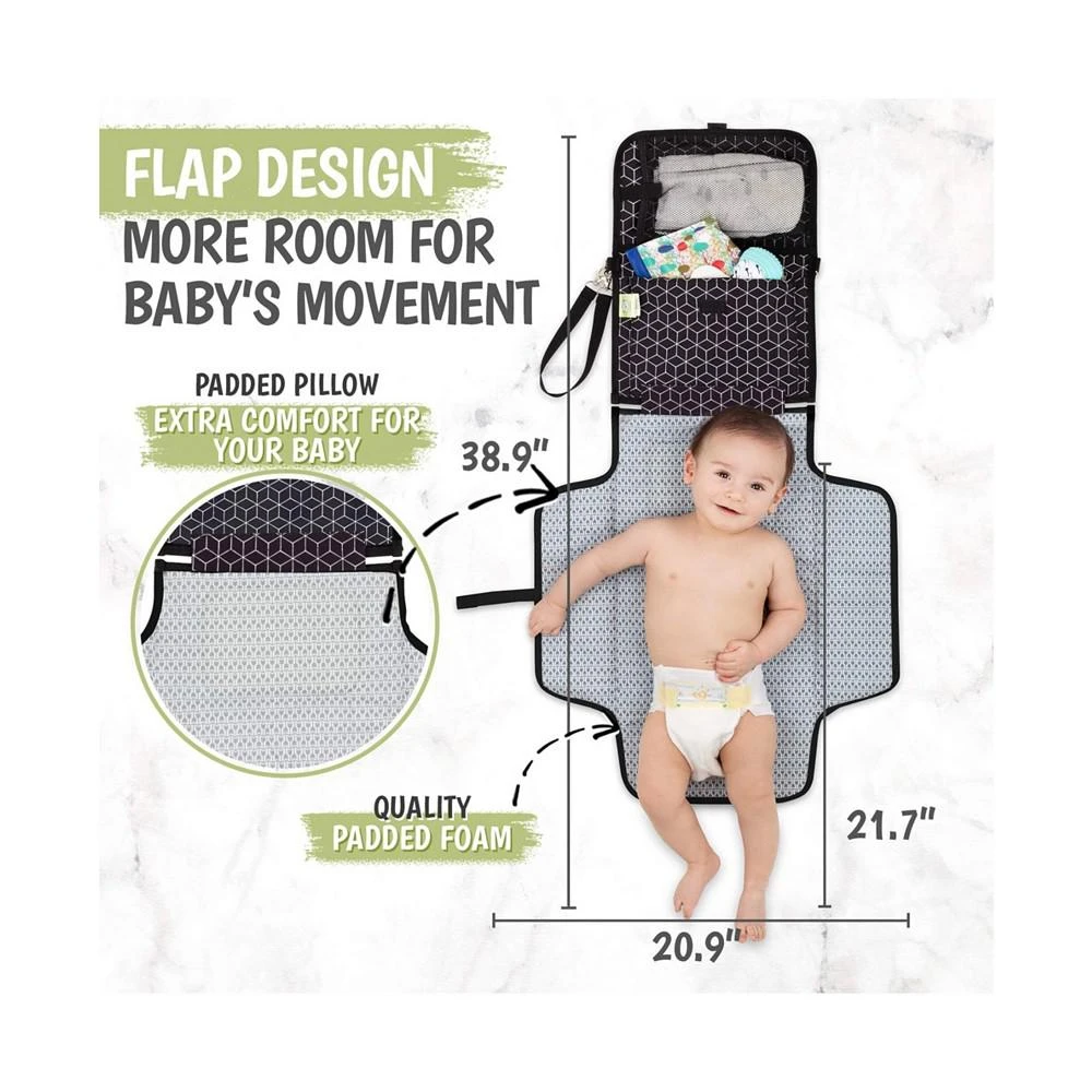 商品KeaBabies|Baby Boys and Girls Ezee Diaper Changing Mat,价格¥179,第5张图片详细描述