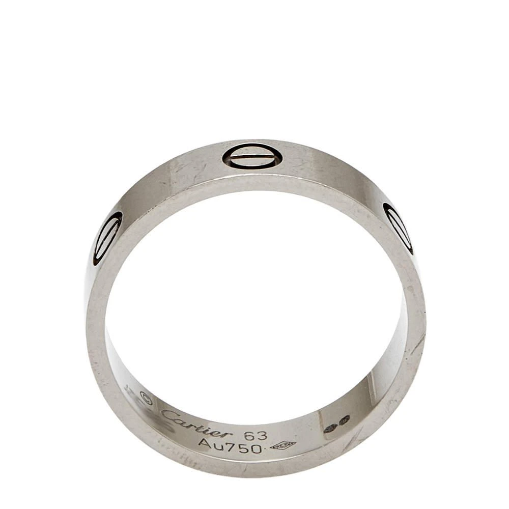 商品[二手商品] Cartier|Cartier Love 18K White Gold Band Ring Size 63 ,价格¥8771,第5张图片详细描述