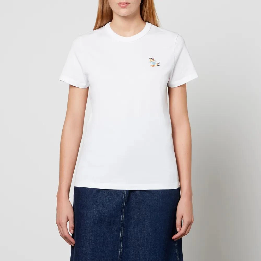 商品Maison Kitsune|Maison Kitsuné Fox Cotton-Jersey T-Shirt,价格¥581,第1张图片