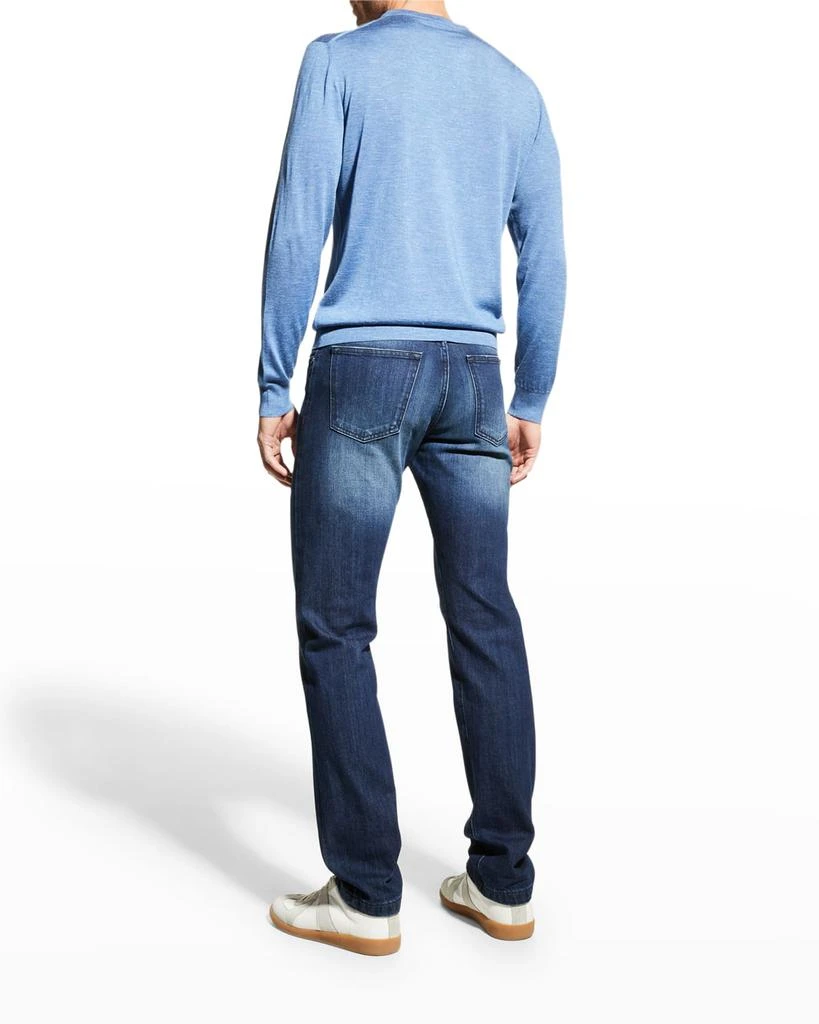 商品Kiton|Men's Heathered Cotton Crewneck Sweater,价格¥8991,第4张图片详细描述