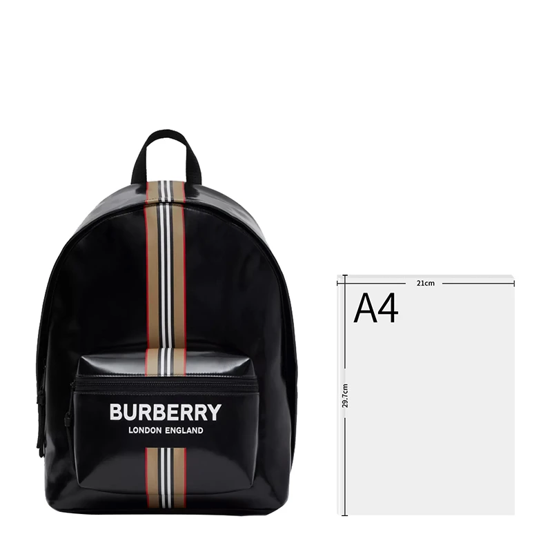 Burberry 博柏利 中性徽标拼标志性条纹印花双肩包 8030015 商品