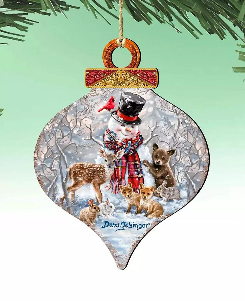 商品Designocracy|Forest Friends Holiday Ornaments, Set of 2,价格¥350,第1张图片
