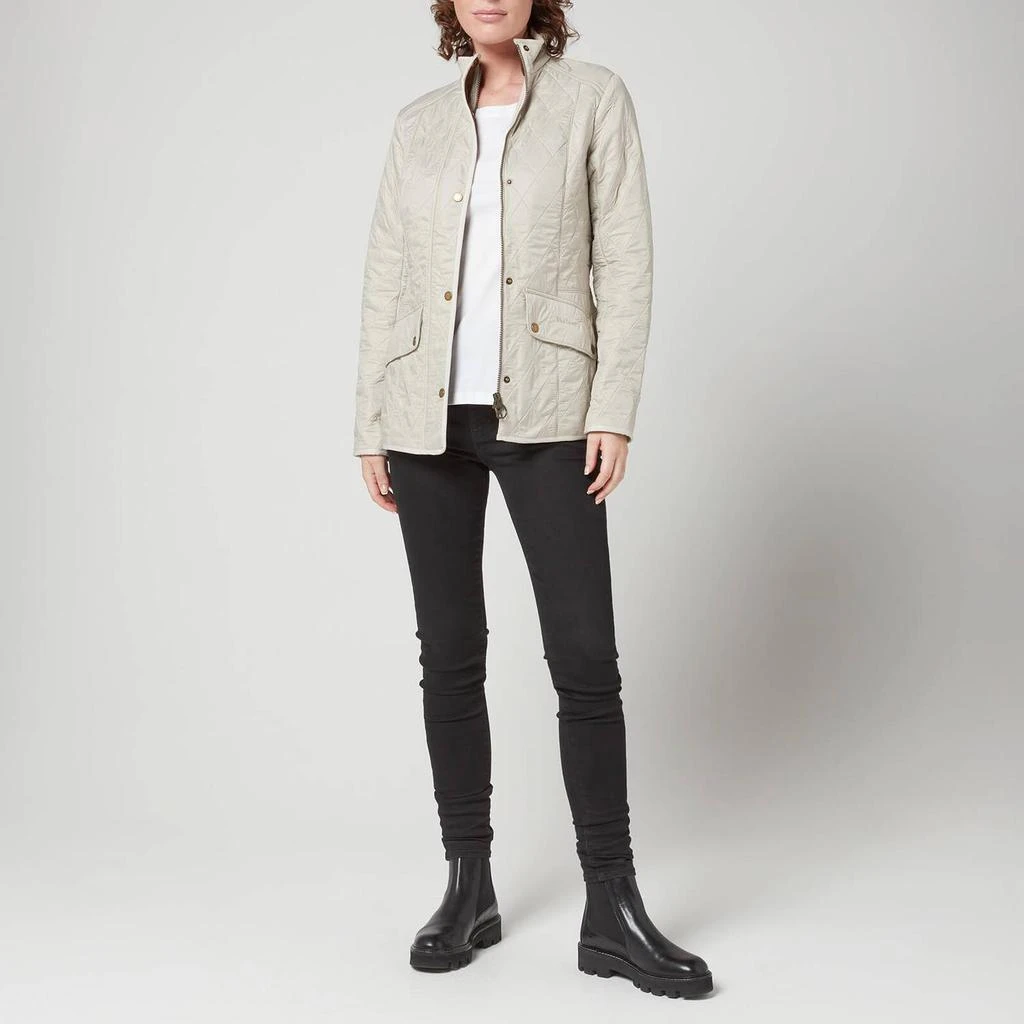 商品Barbour|Barbour Women's Cavalry Polar Quilted Jacket - Pearl/Rustic,价格¥817,第2张图片详细描述