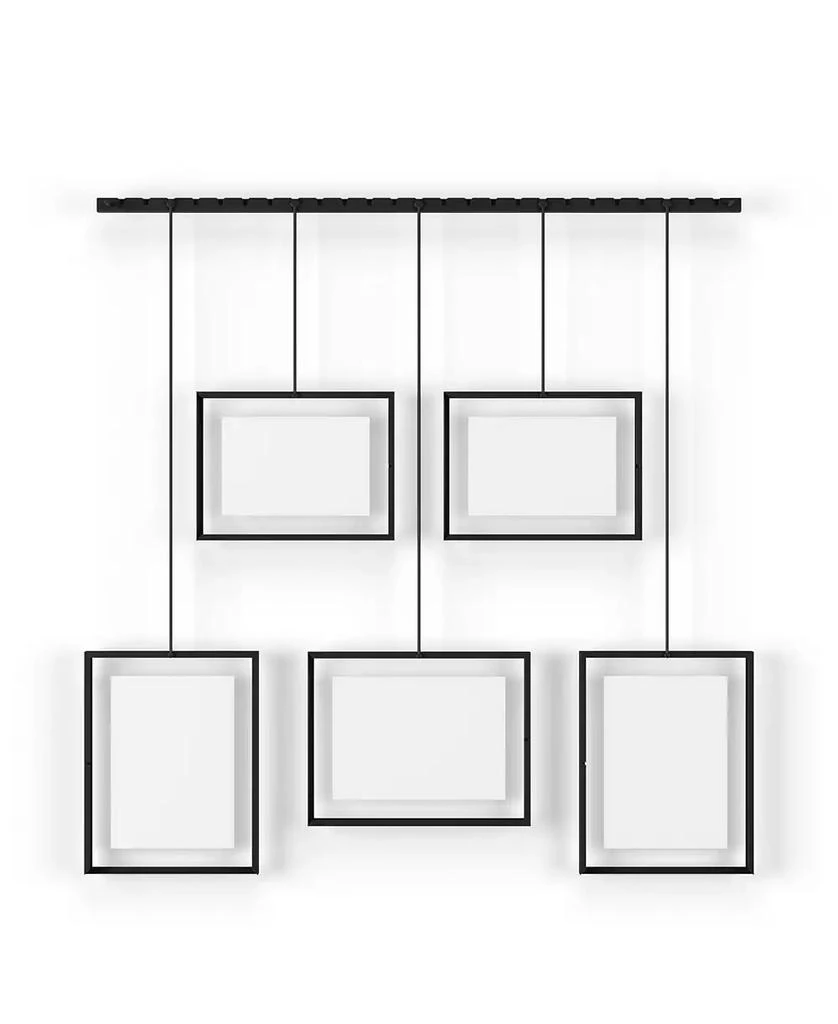 商品Umbra|Exhibit 26" x 27.3" Multi Picture Frame Photo Display, Set of 5,价格¥738,第1张图片