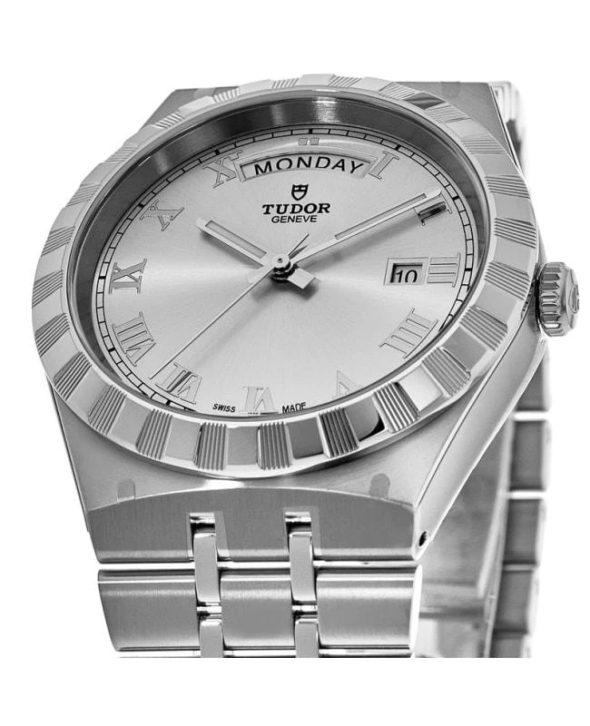 商品Tudor|Tudor Royal Silver Dial Stainless Steel Men's Watch M28600-0001,价格¥20557,第3张图片详细描述