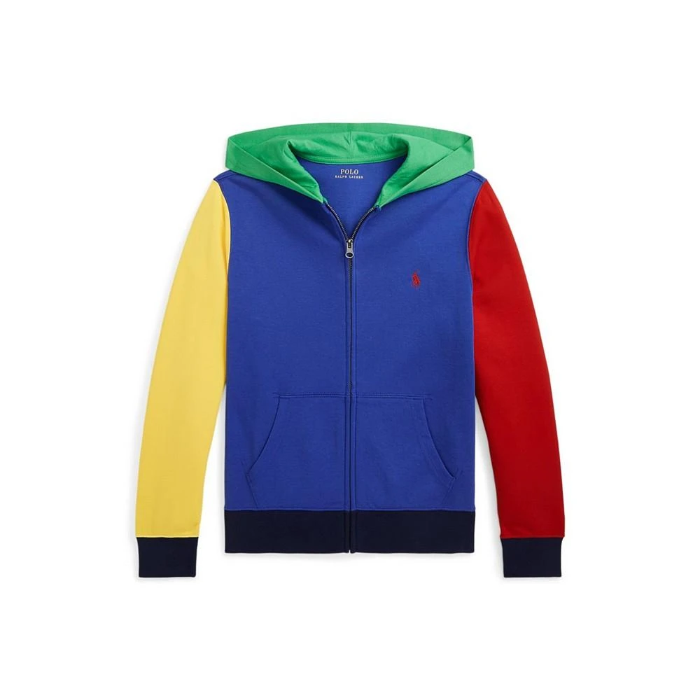 商品Ralph Lauren|Big Boys Color-Blocked Ombre-Logo Zip Hoodie,价格¥228,第5张图片详细描述