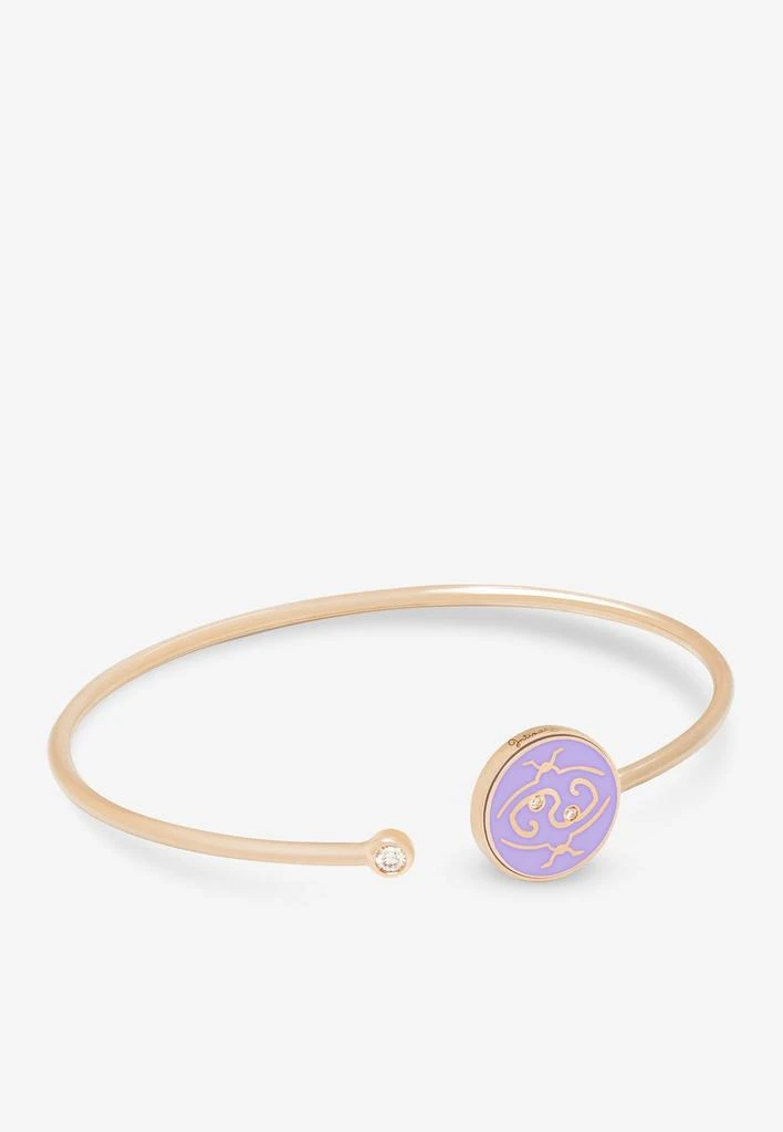 商品Intisars|Me Oh Me Purple Exceptional 18K Rose Gold Diamond Bracelet,价格¥27995,第3张图片详细描述