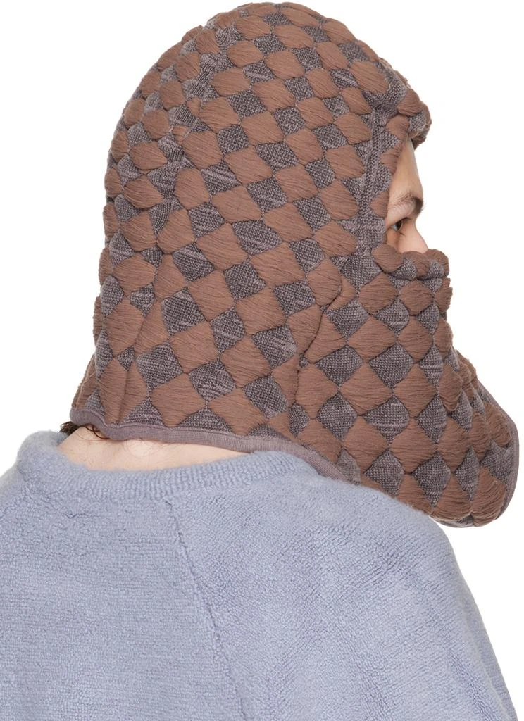 商品Isa Boulder|SSENSE Exclusive Brown Quilting Helmet Hat,价格¥478,第3张图片详细描述