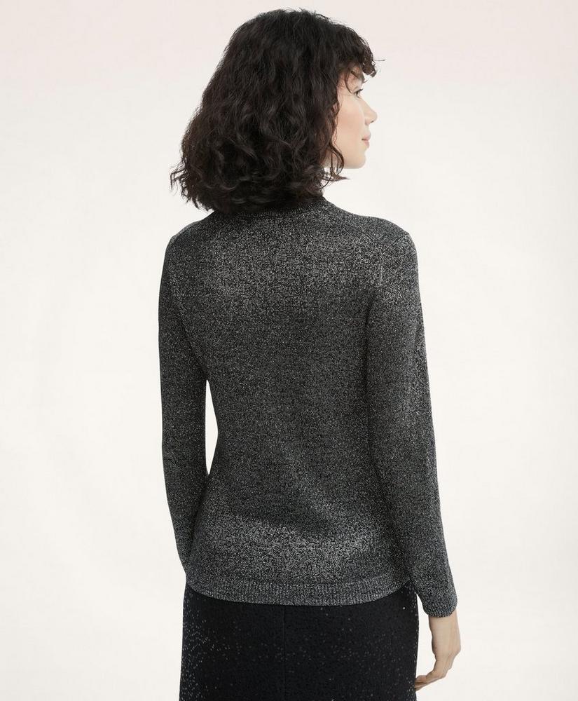 商品Brooks Brothers|Sparkle-Knit Turtleneck Sweater,价格¥692,第4张图片详细描述