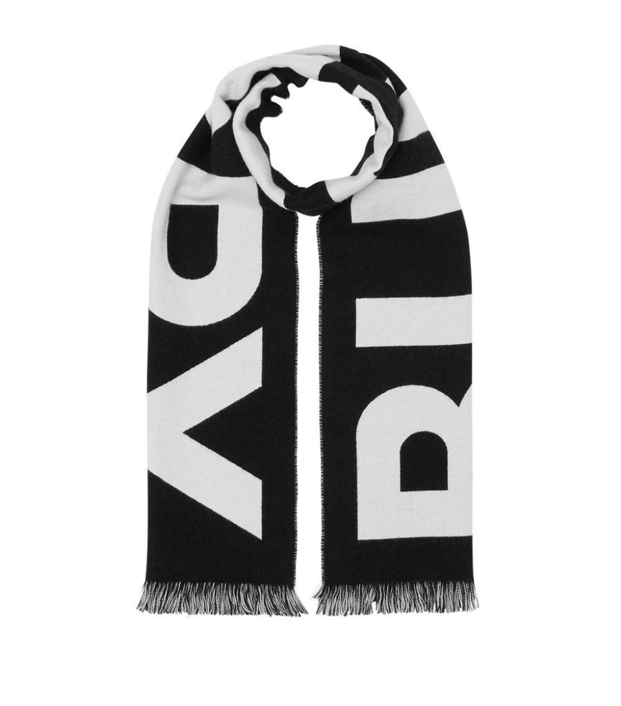 商品Burberry|Wool Jacquard Logo Scarf,价格¥2463,第1张图片