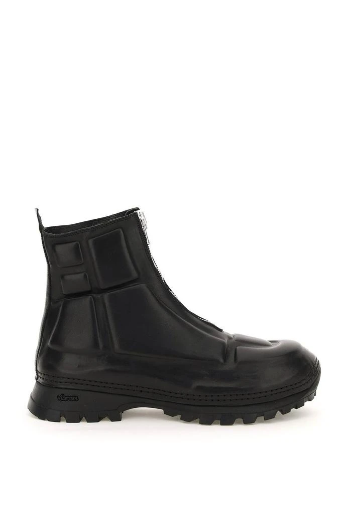 商品guidi|LEATHER ANKLE BOOTS WITH ZIP,价格¥10443,第1张图片
