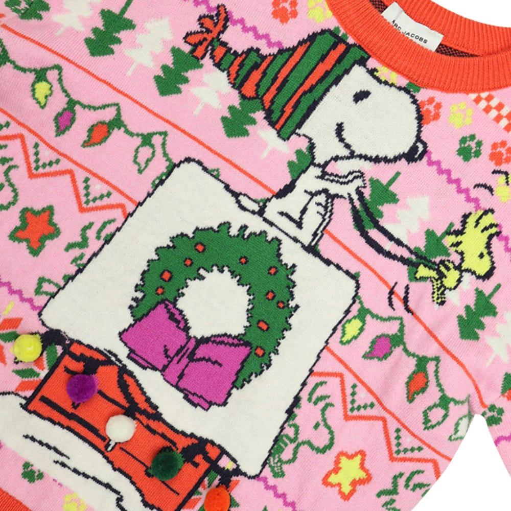 Pink Knitted Christmas Jumper商品第2张图片规格展示