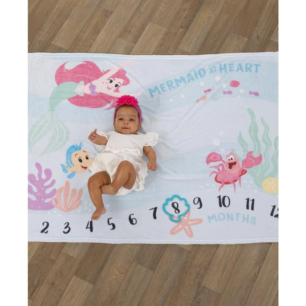 商品Disney|The Little Mermaid Super Soft Milestone Baby Blanket Set, 2 Piece,价格¥658,第2张图片详细描述