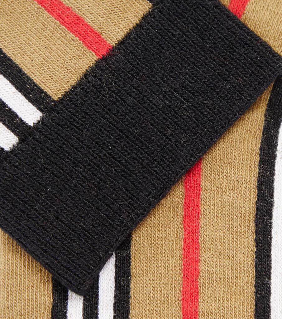 Icon Stripe嵌花针织袜子商品第2张图片规格展示