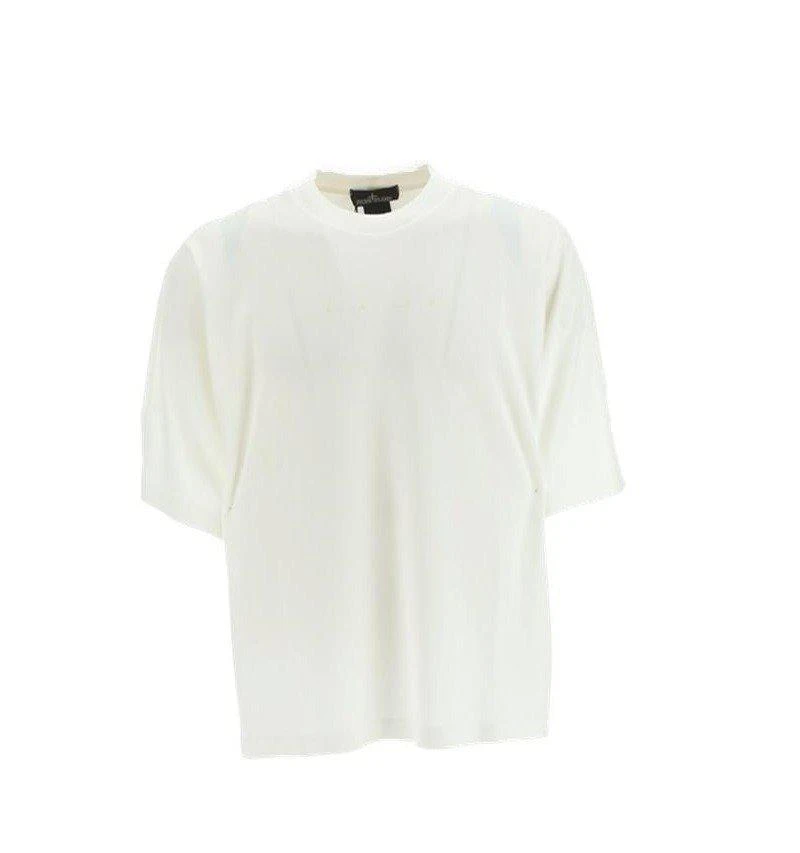 商品Stone Island|Stone Island Shadow Project Logo Embroidered Crewneck T-Shirt,价格¥2277,第1张图片