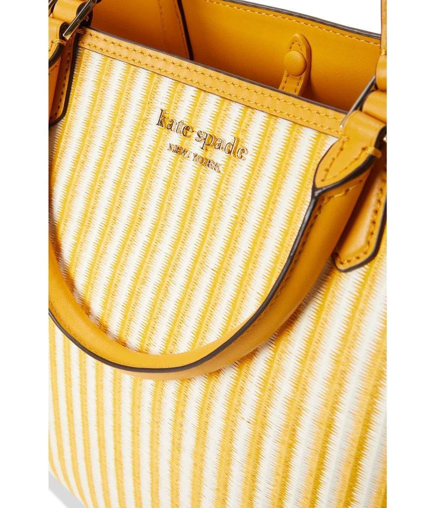 商品Kate Spade|Buddie Striped Straw Small Tote,价格¥1071,第4张图片详细描述