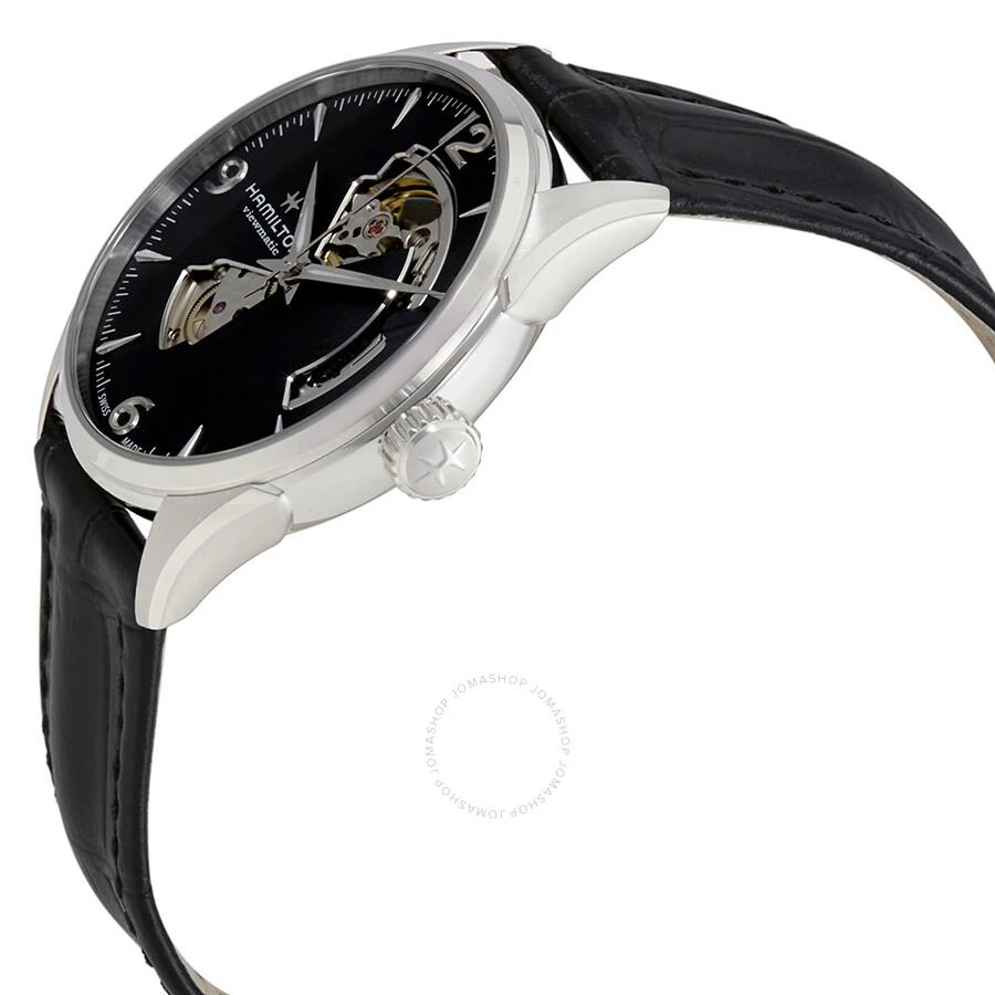 商品Hamilton|Jazzmaster Automatic Open Heart Black Dial Men's Watch H32705731,价格¥6107,第2张图片详细描述