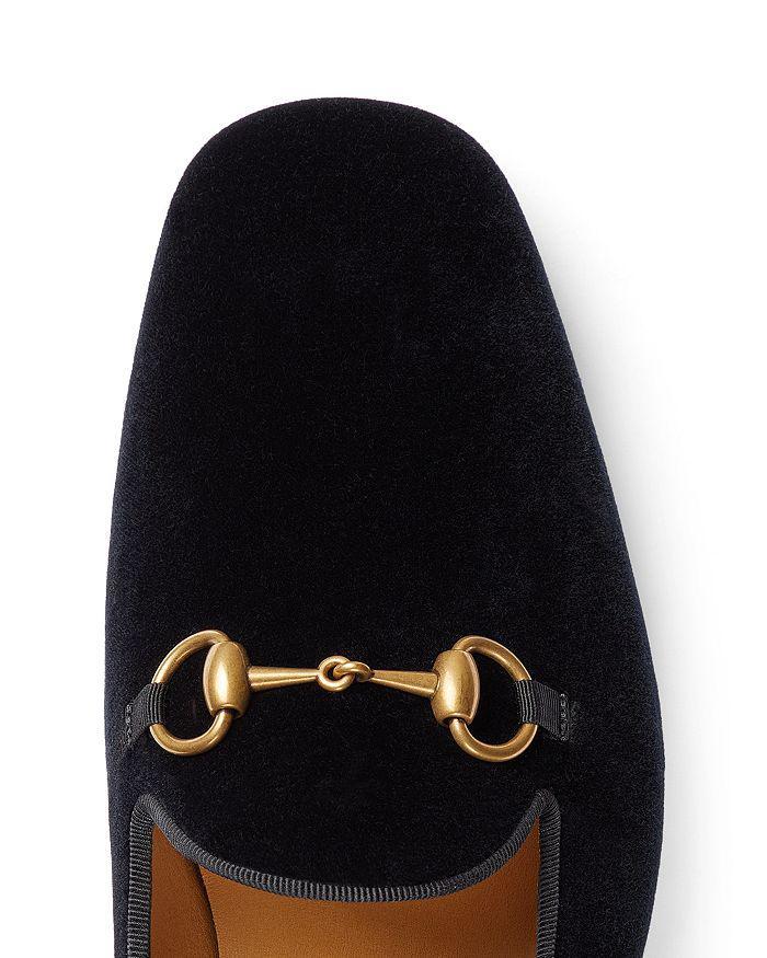 商品Gucci|Men's Velvet Horsebit Loafers,价格¥6317,第7张图片详细描述
