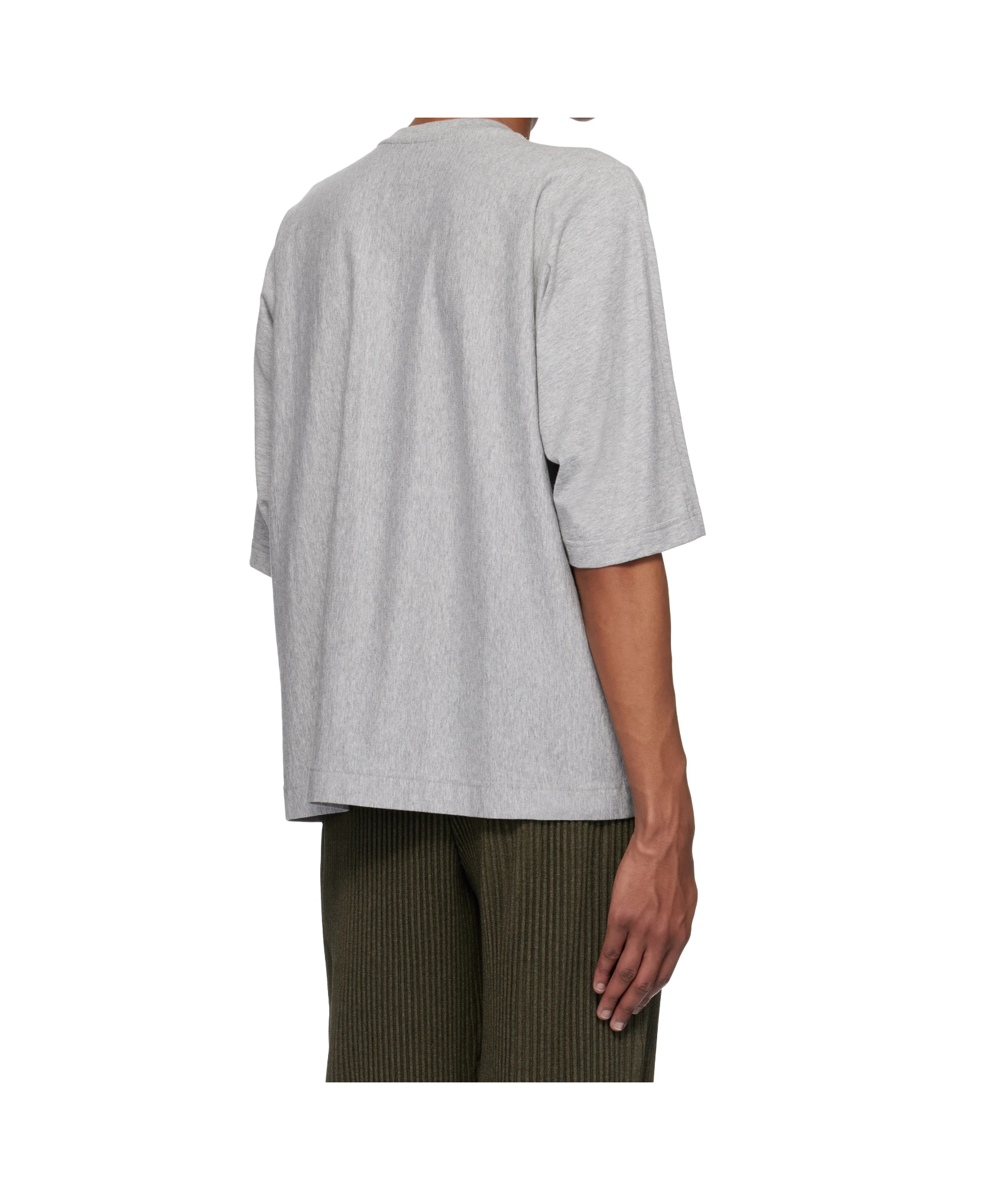 商品【商品预售7天】 Homme Plissé Issey Miyake|Homme Plissé Issey Miyake 男士T恤 HP56JK31012 灰色,价格¥1184,第4张图片详细描述