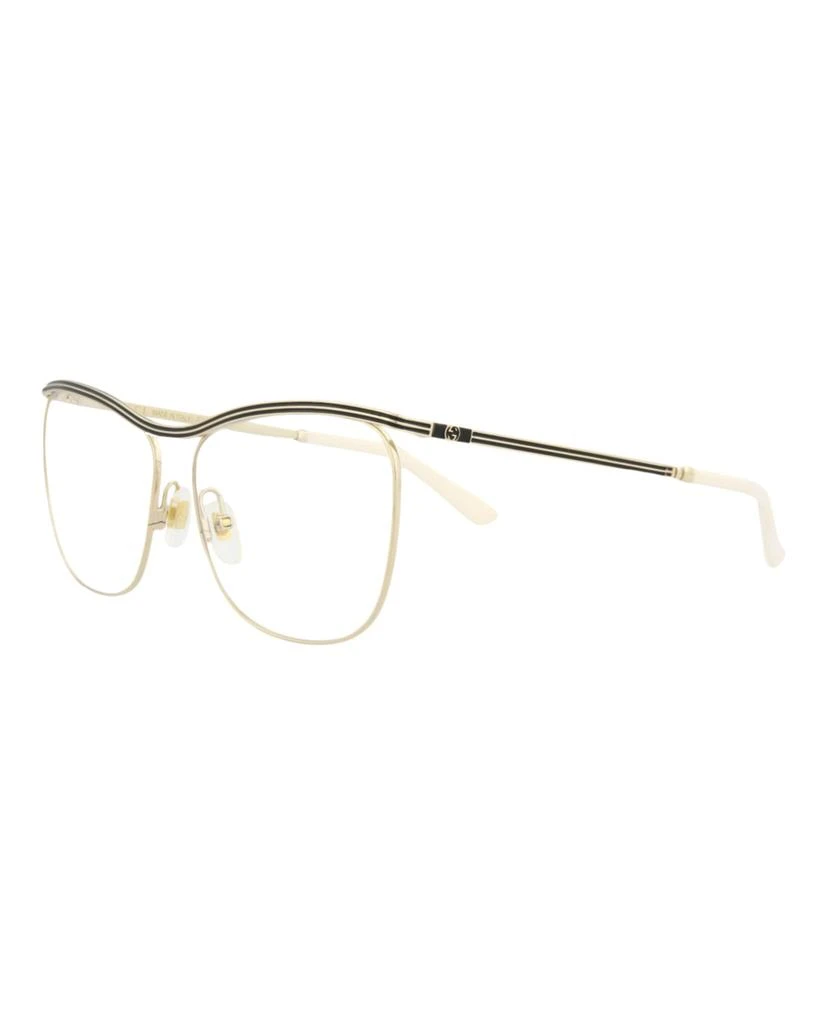 商品Gucci|Square-Frame Metal Optical Frames,价格¥967,第2张��图片详细描述